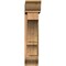Ekena Millwork Balboa Traditional Smooth Bracket w/ Offset Brace, Western Red Cedar, 7 1/2"W x 30"D x 34"H BKT0806X30X34BOA01SWR - alternate 3